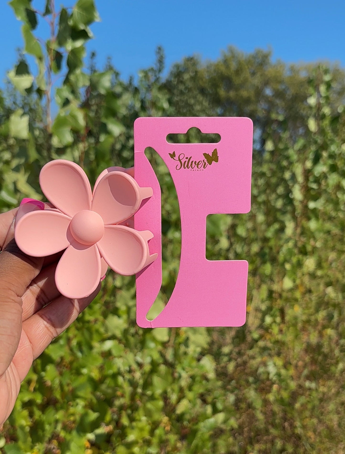 Bloom Flower Hair Claw Clips