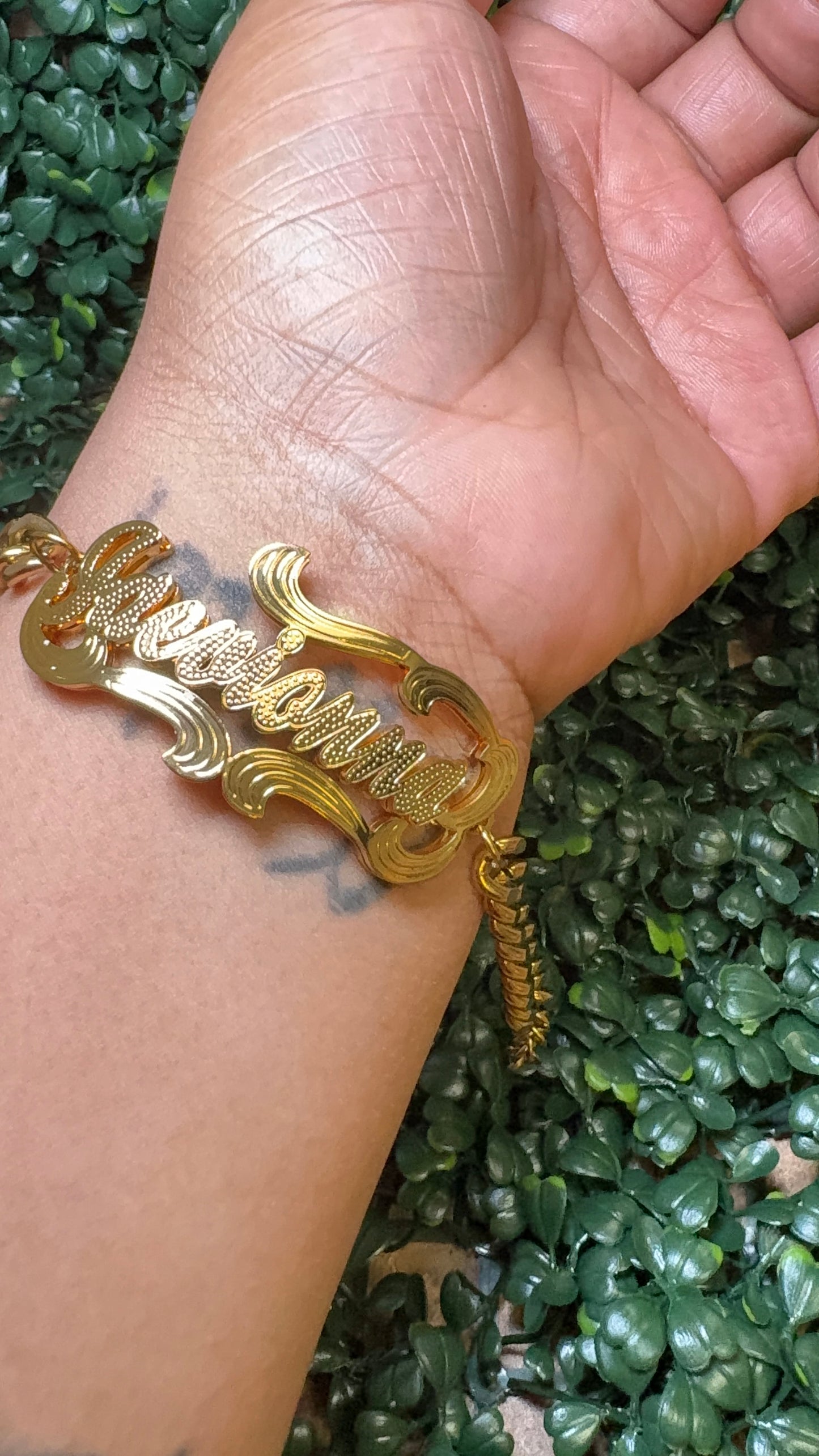 Custom name bracelet