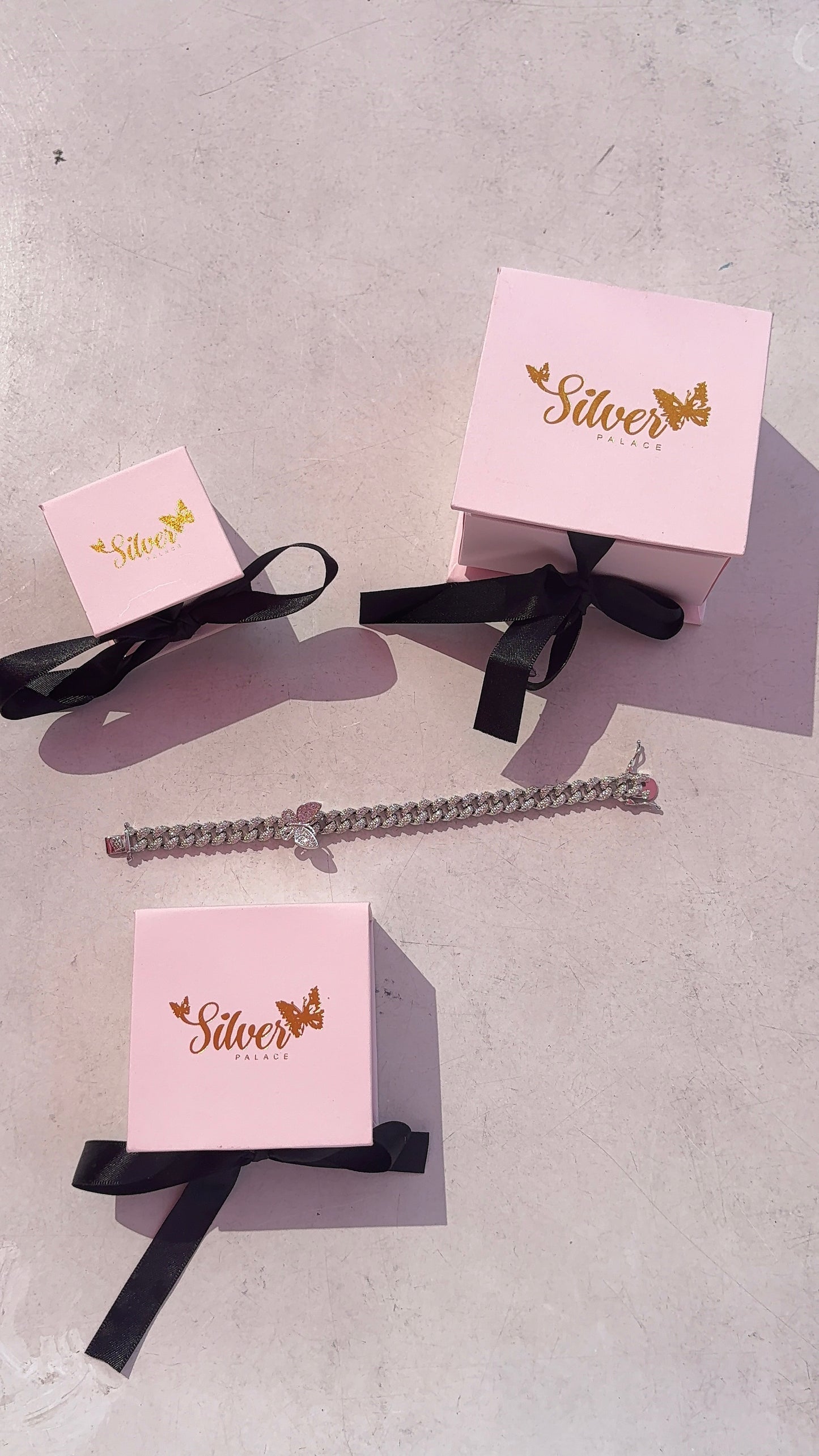 Butterfly Cuban bracelet