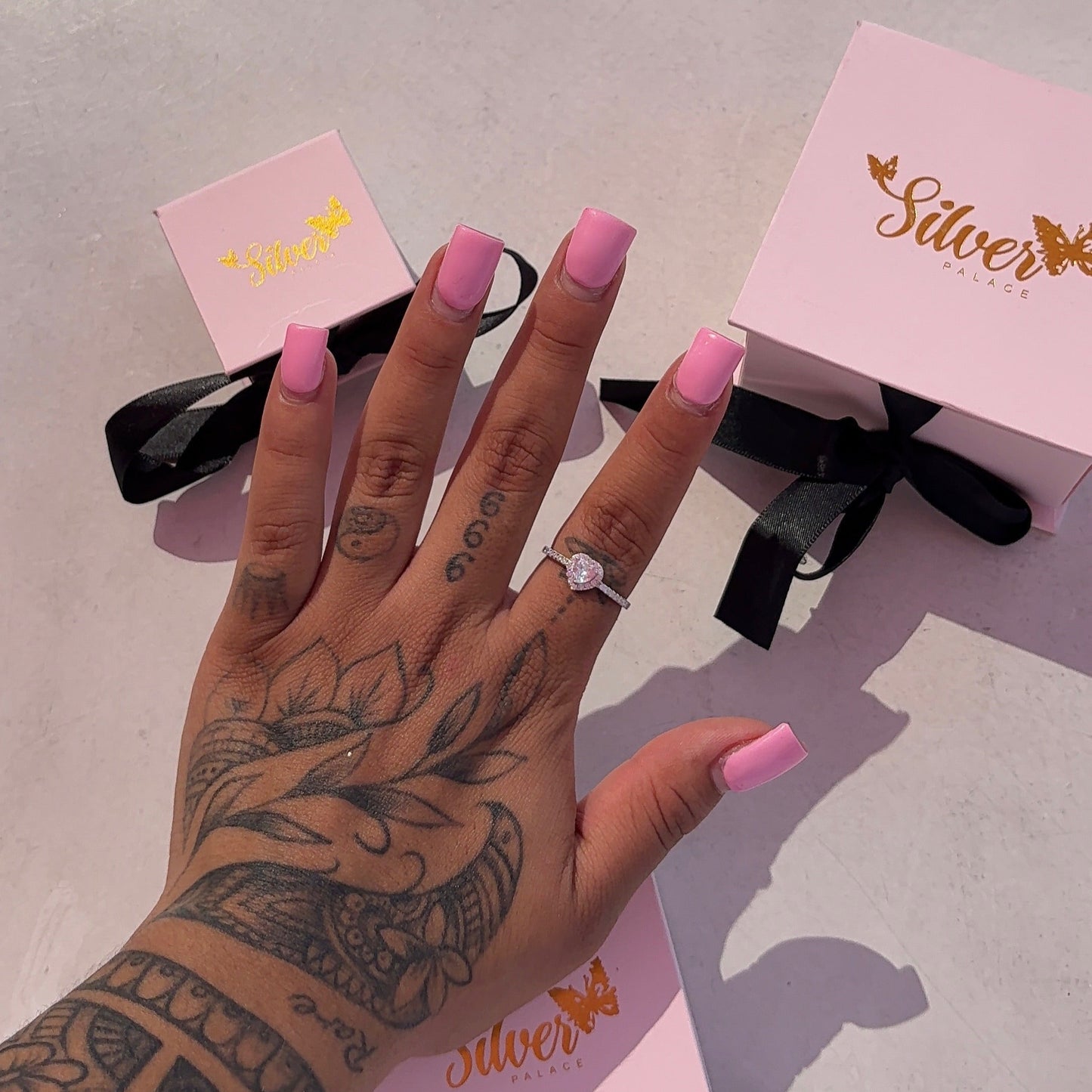 π Heart Halo Ring π