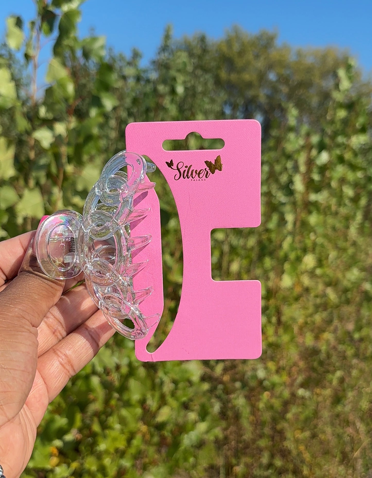 ✨ Clear Acrylic Hair Clip Collection