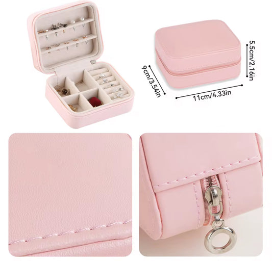 Zip up jewelry box