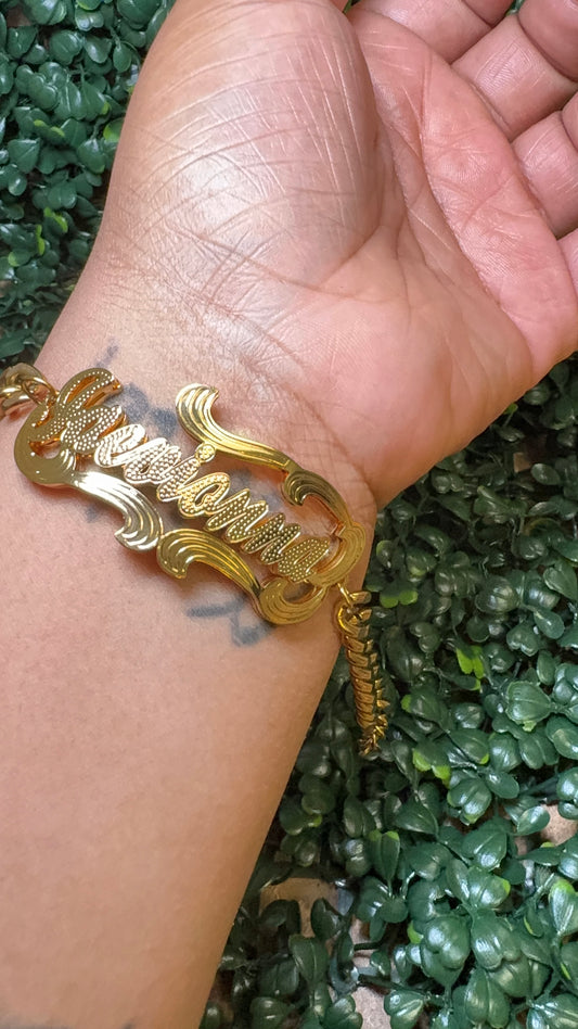 Custom name bracelet