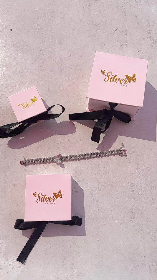 Butterfly Cuban bracelet