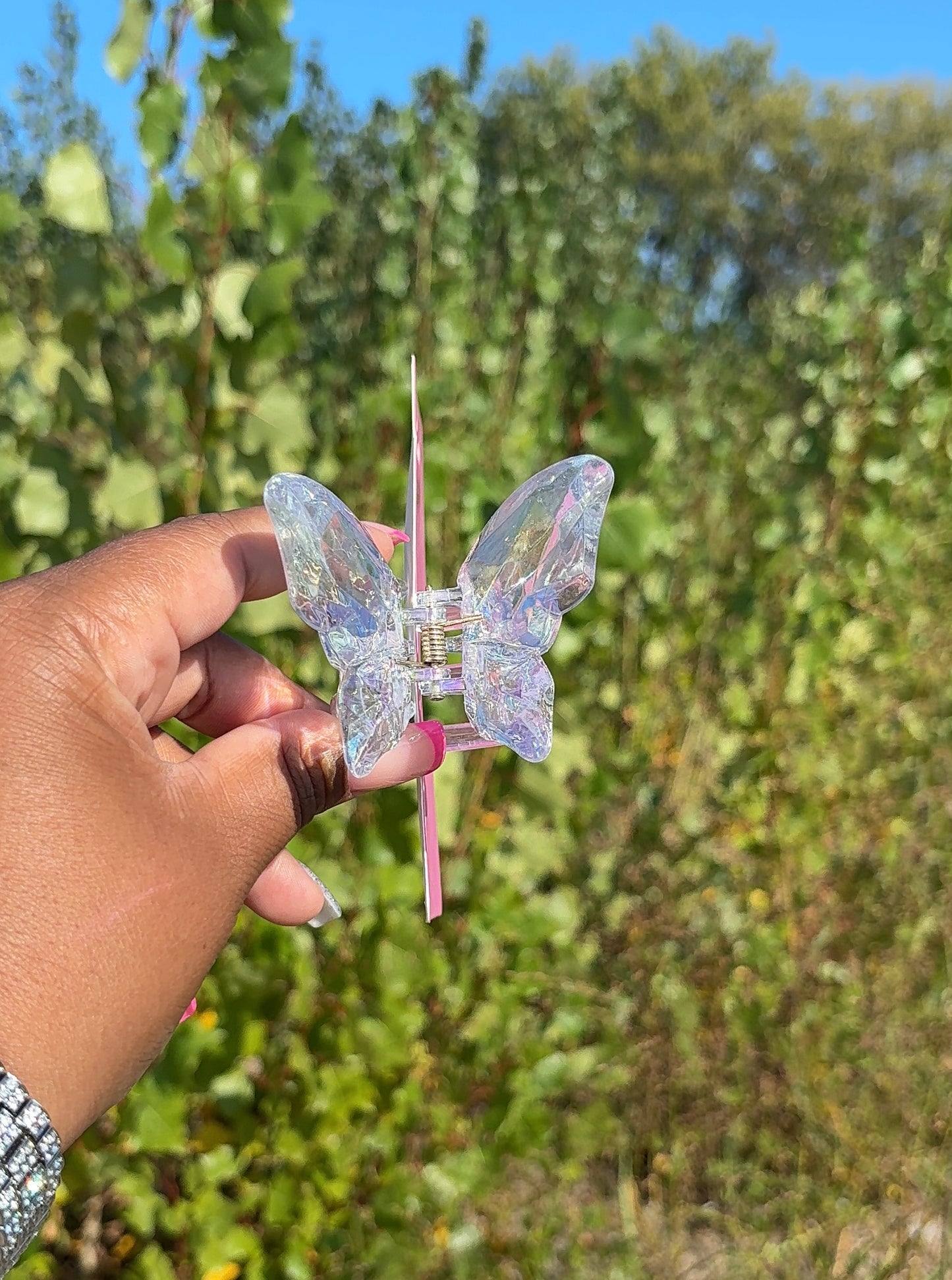 ✨ Clear Acrylic Hair Clip Collection