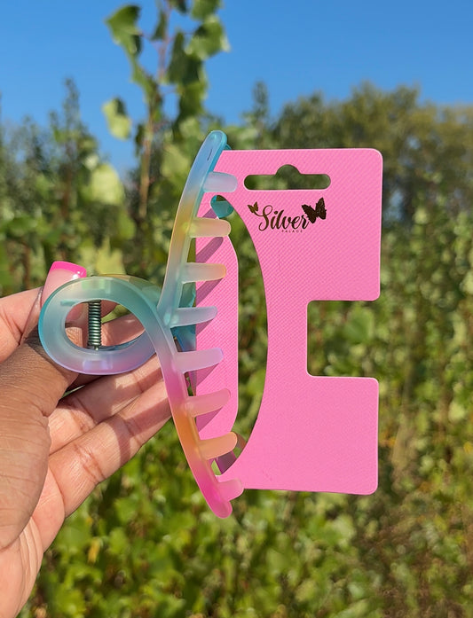 Rainbow Dream Hair Claw Clips