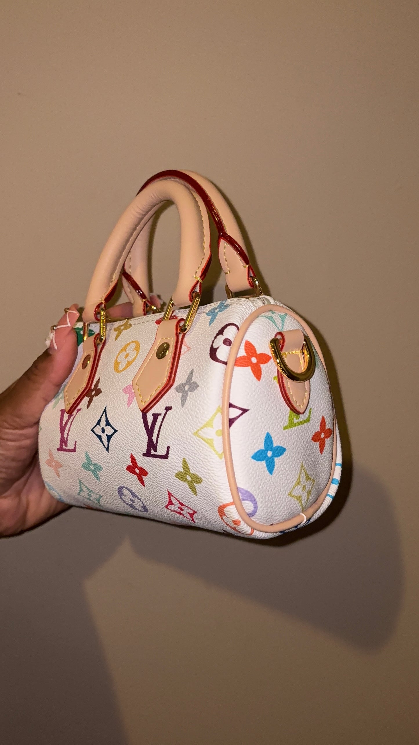 Colorful designer bag