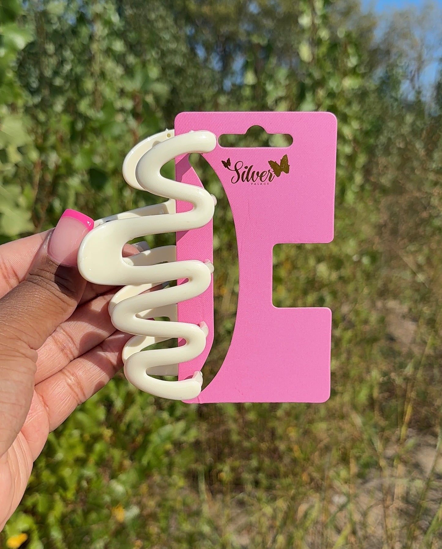 Wavy Hair Claw Clips