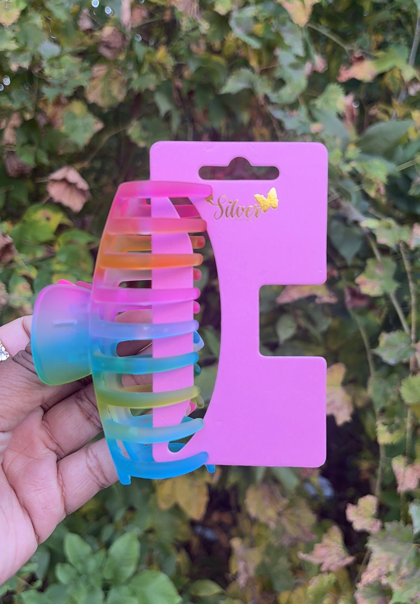 Rainbow Dream Hair Claw Clips