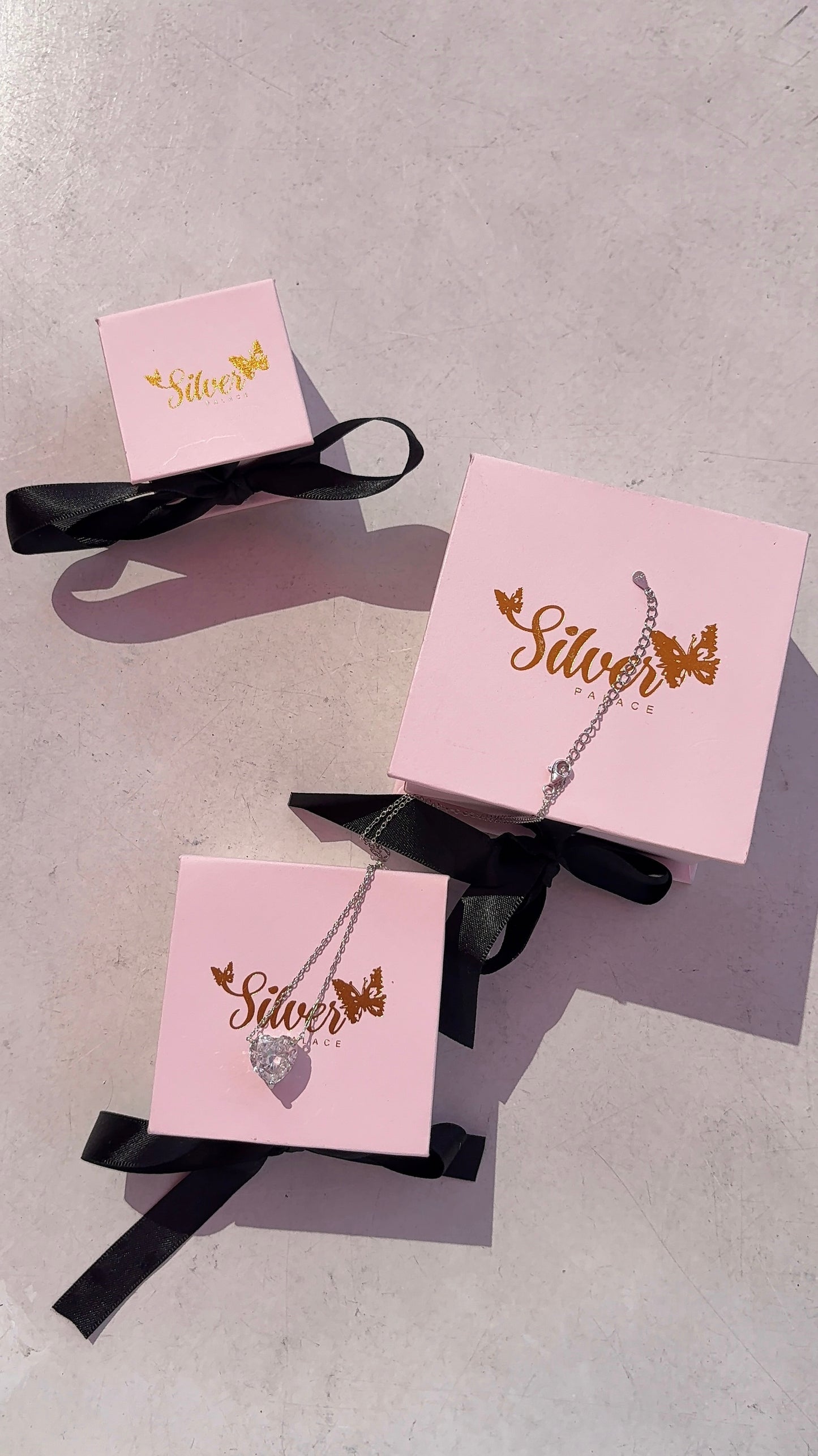 Diamond heart necklace