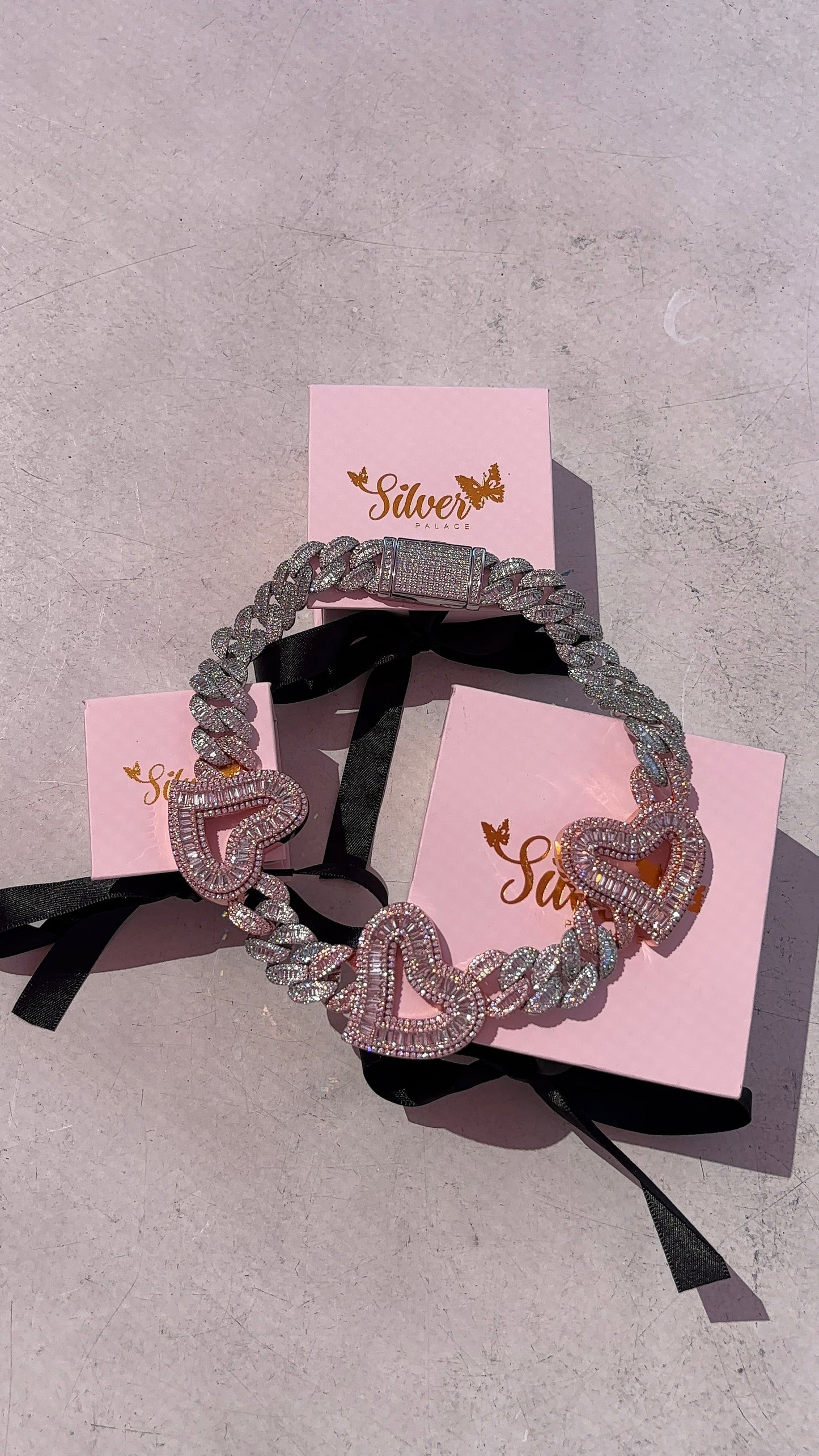Heart Cuban chain