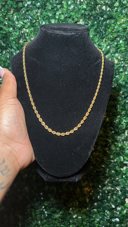 Classic Gold Rope Chain