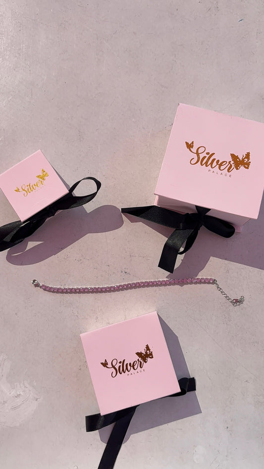 Pink diamond bracelet