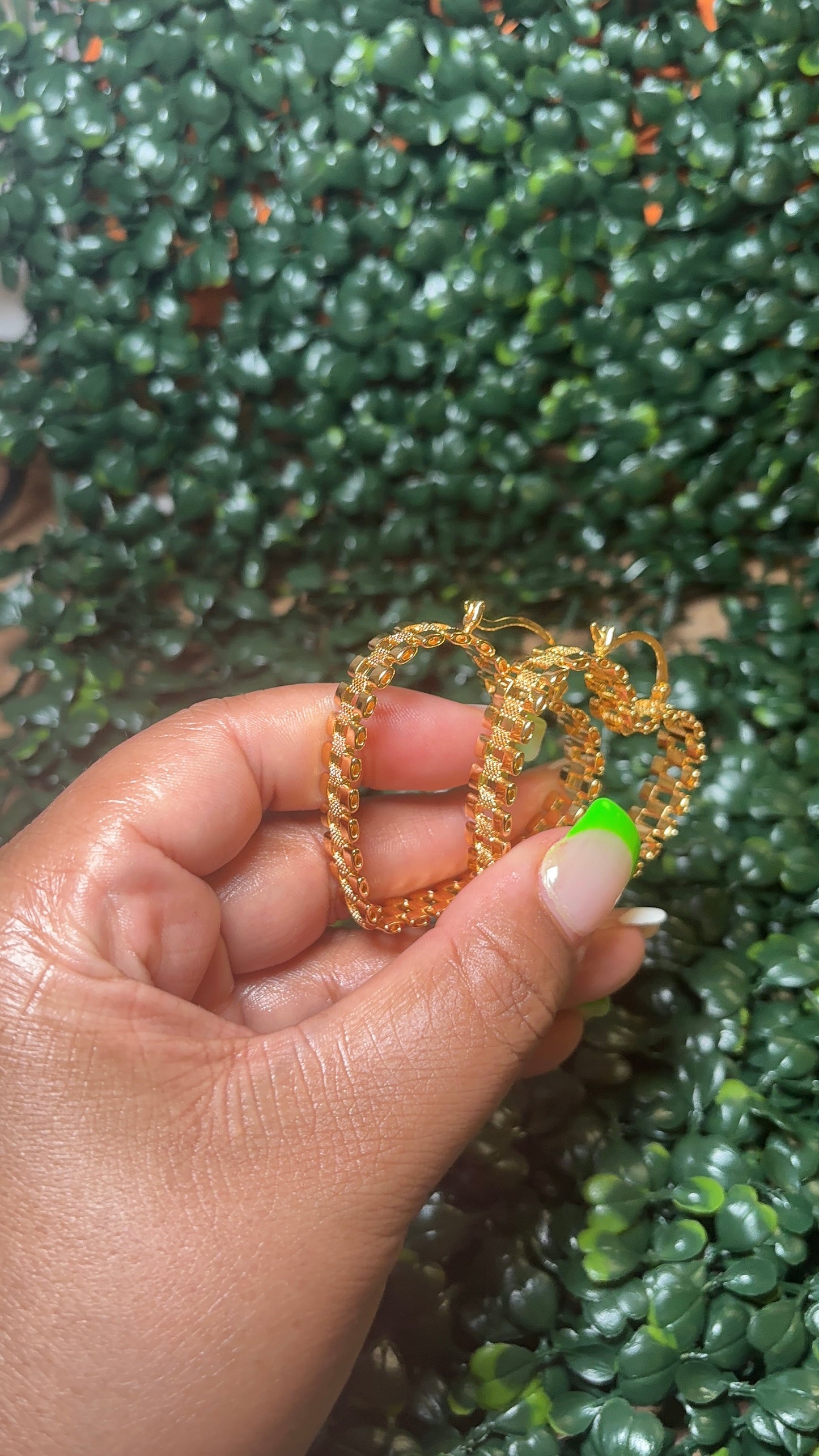 Rolex heart hoops