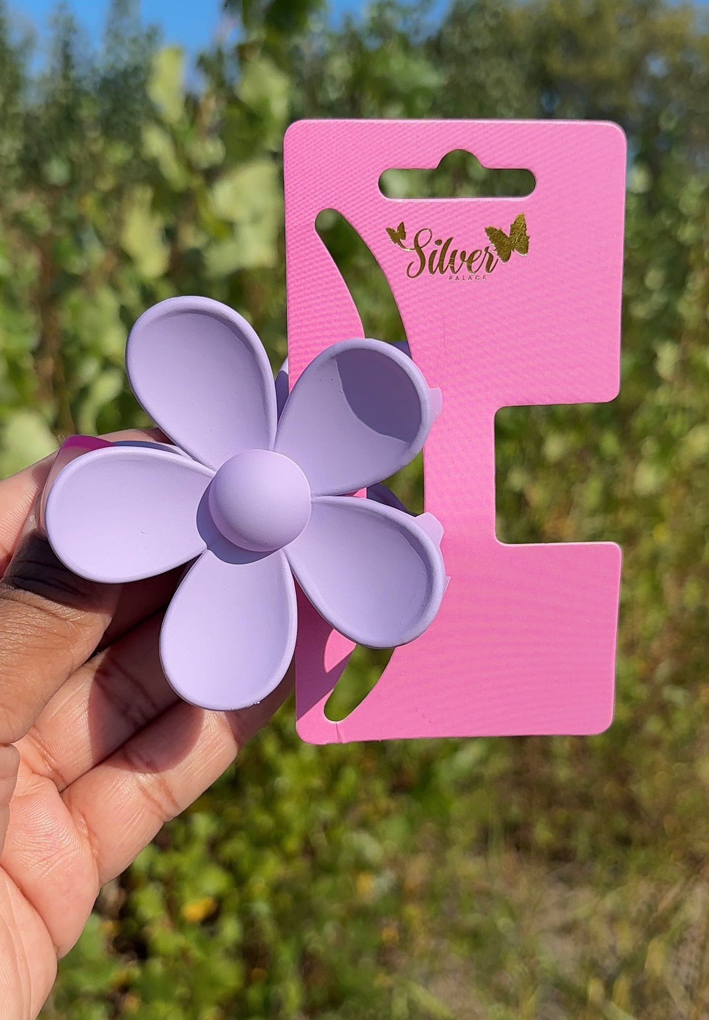 Bloom Flower Hair Claw Clips