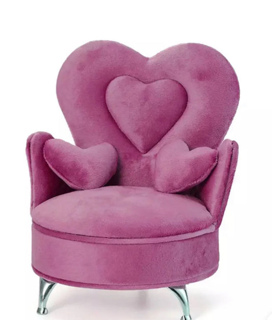 Velvet chair jewelry box