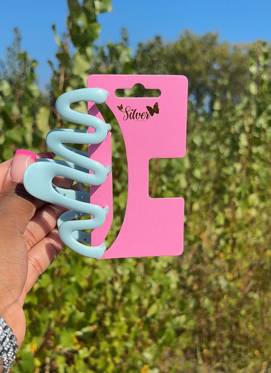 Wavy Hair Claw Clips
