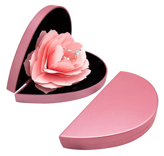 Pink ring box