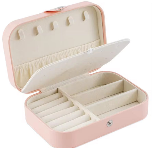 Pink section jewelry box