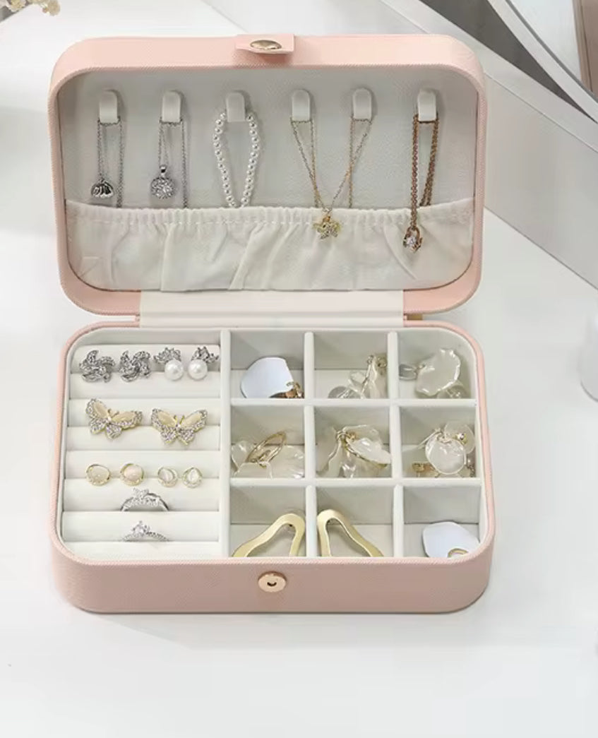 Pink section jewelry box