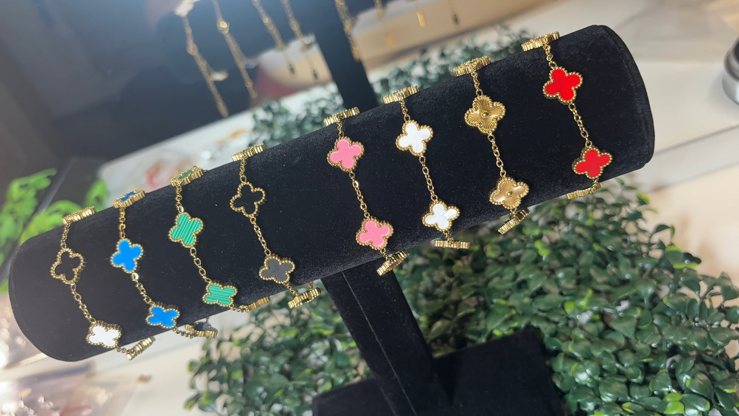 Clover Luxe Charm Bracelet